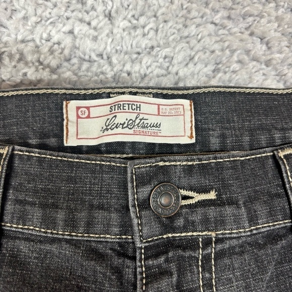 Levi's Jeans Womens 12 Vintage Boot Cut Classic Black Stretch Party Night Out - Picture 2 of 5